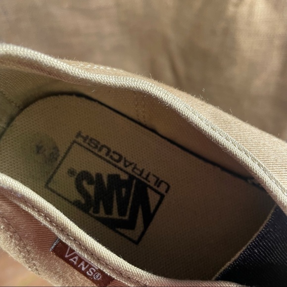 Vans Canvas Lo Two Tone Sneaker Blue Tan Lace up - Picture 13 of 13